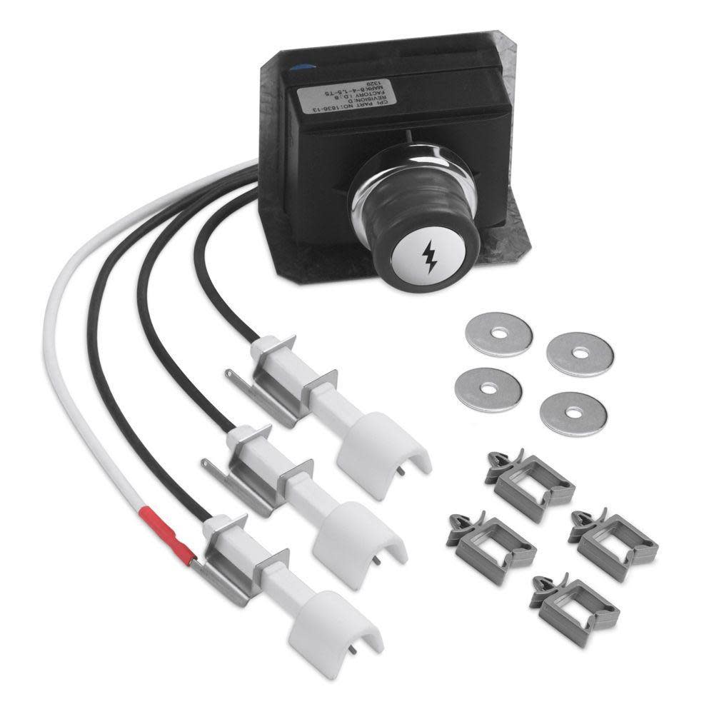 Weber Replacement Igniter Kit for Genesis 310/320 Gas Grill with Front Mounted Control Panel - Flockneti
