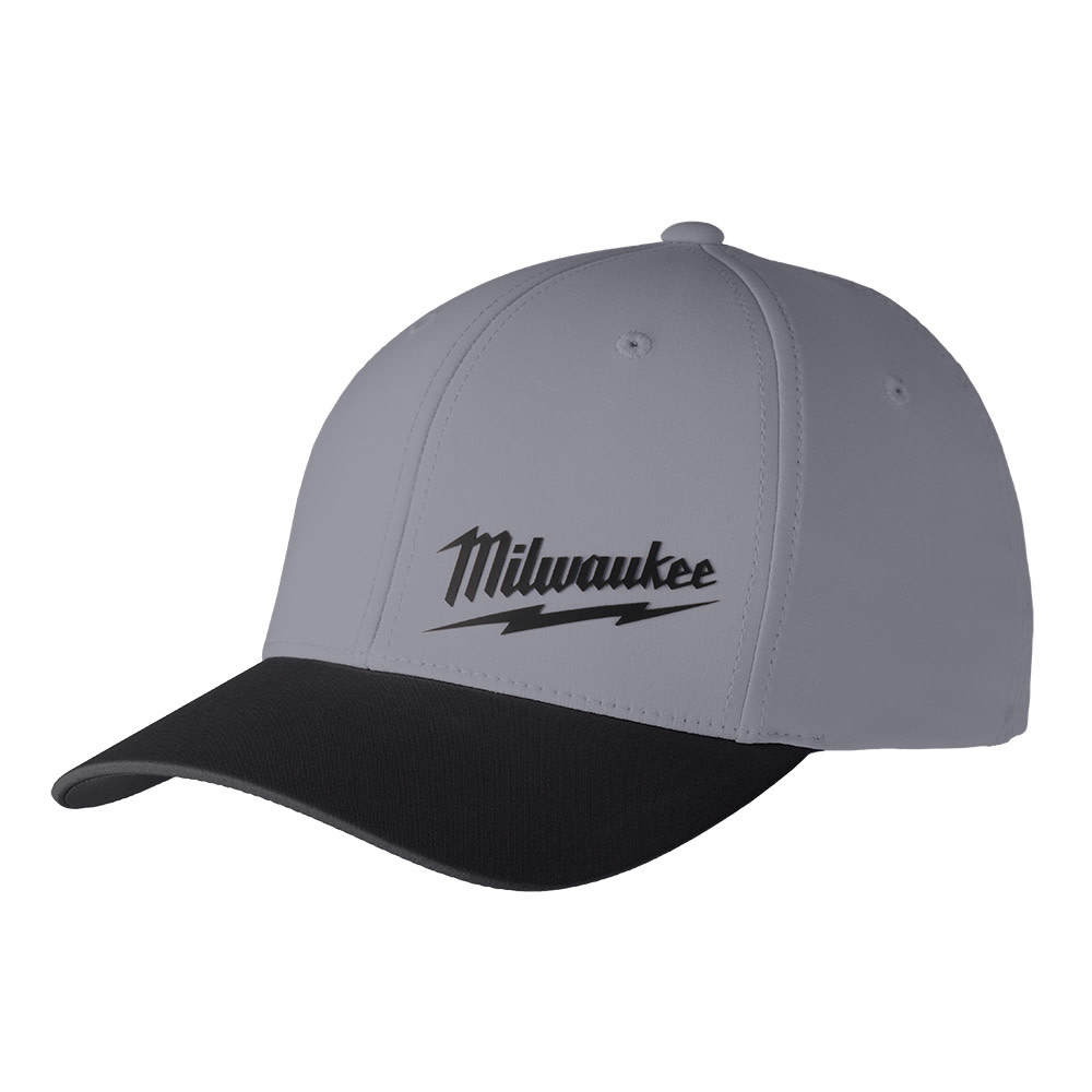 Milwaukee WORKSKIN Performance Fitted Hat Dark Gray L/XL - Flockneti