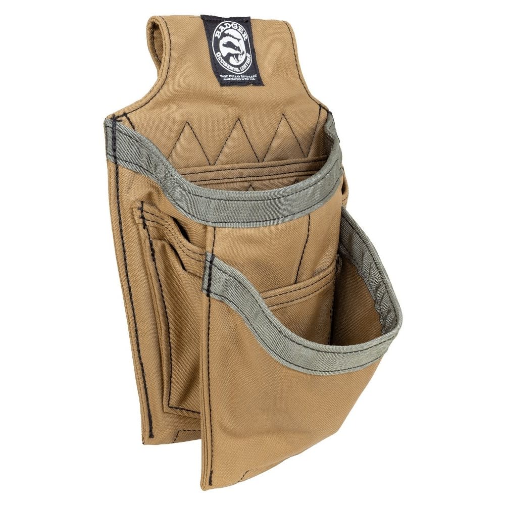 Occidental Leather Badger Trimmer Fastener Bag Sawdust Sage - Flockneti