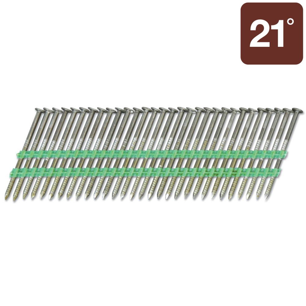 Metabo HPT 2 3/8″ Full Round Head Bright Basic Nails 5000qty - Flockneti