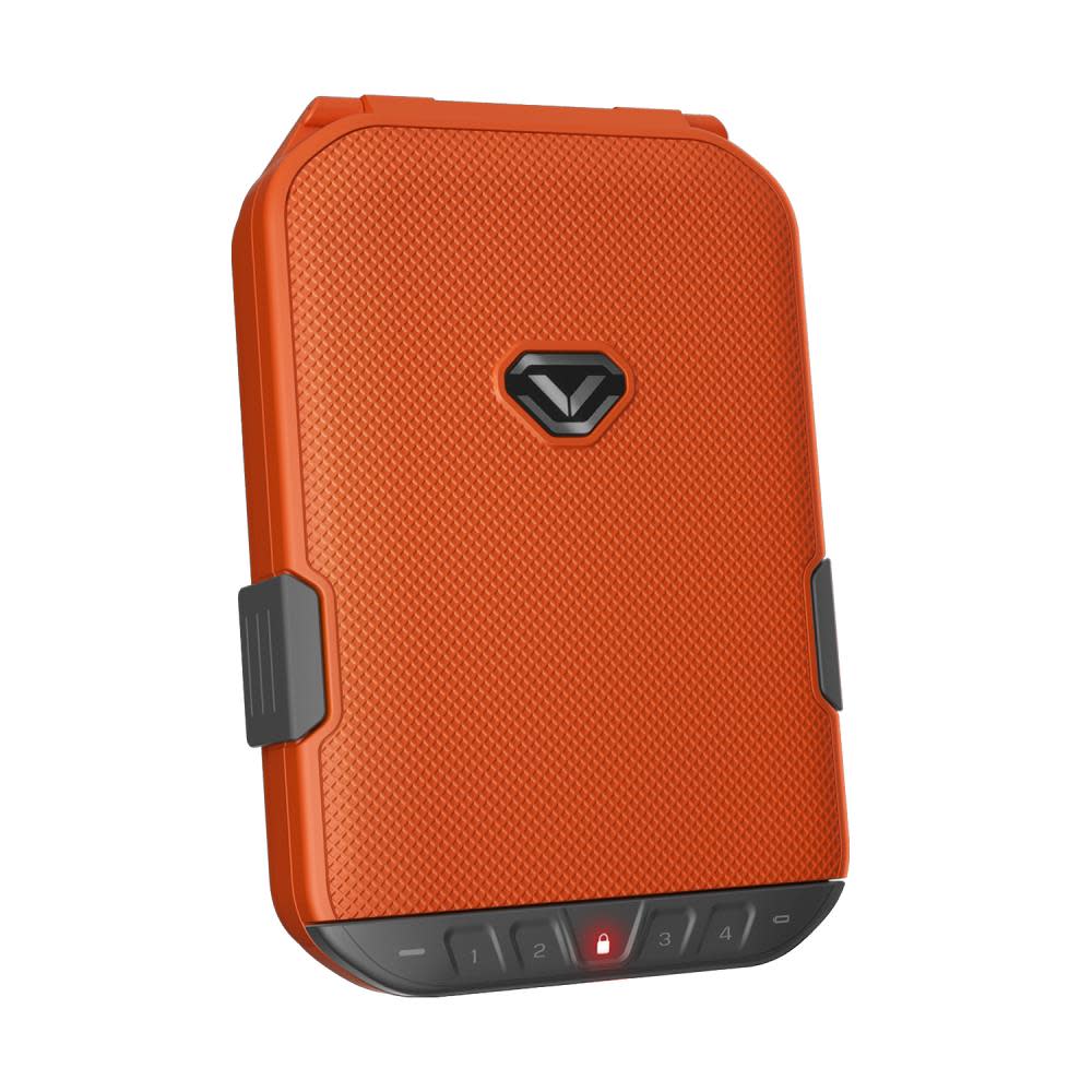 Vaultek Safe LifePod Rush Orange Travel Safe Waterproof Rugged - Flockneti