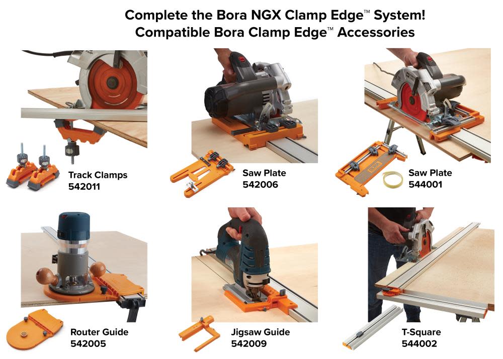 Bora Portamate 100-Inch NGX Clamp Edge (50+50) - Flockneti