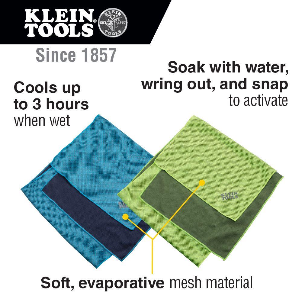 Klein Tools Mesh Cooling Towel 2 Pack - Flockneti