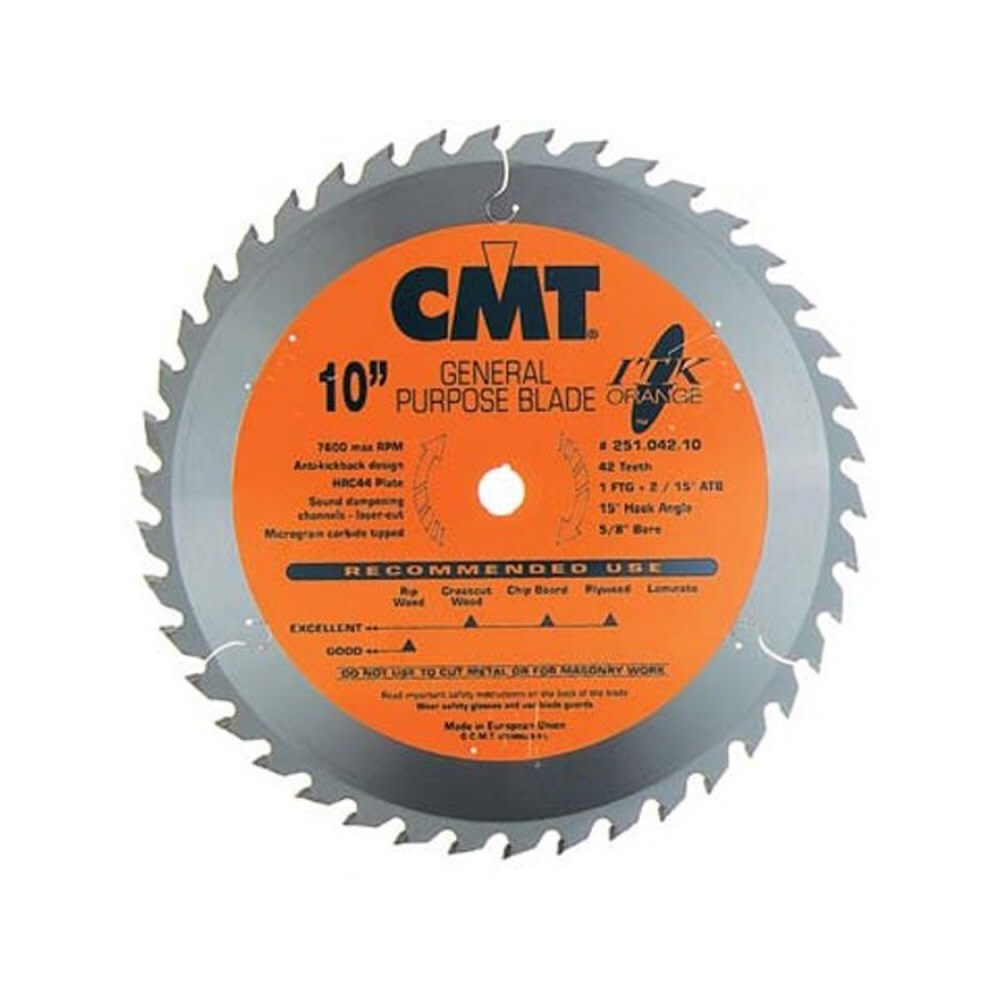 CMT 12 In x 45 x 1 In ITK General Purpose Blade - Flockneti