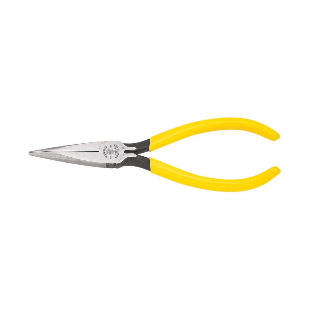 Klein Tools 6″ Stnrd Long Nose Pliers with Spring - Flockneti