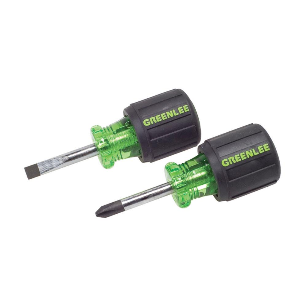 Greenlee 2 Piece Stubby Screwdriver Set - Flockneti