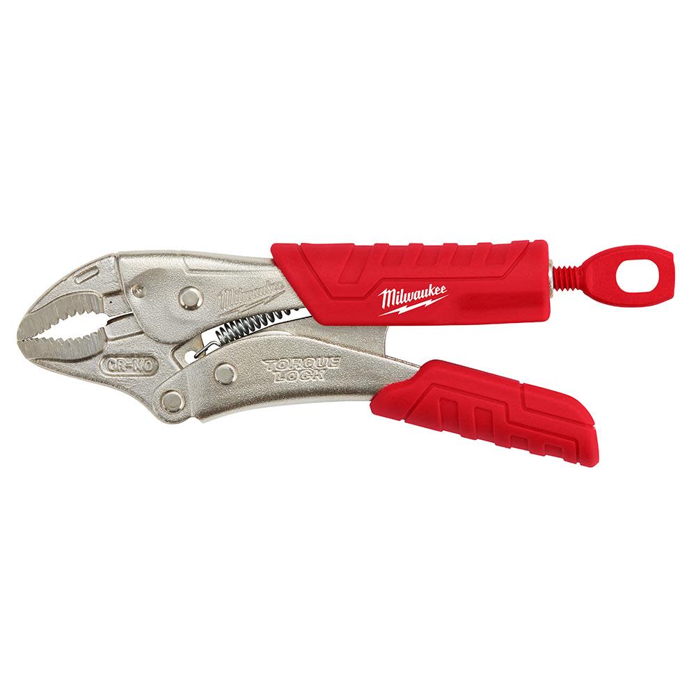 Milwaukee 5 in. TORQUE LOCK Curved Jaw Locking Pliers With Grip - Flockneti