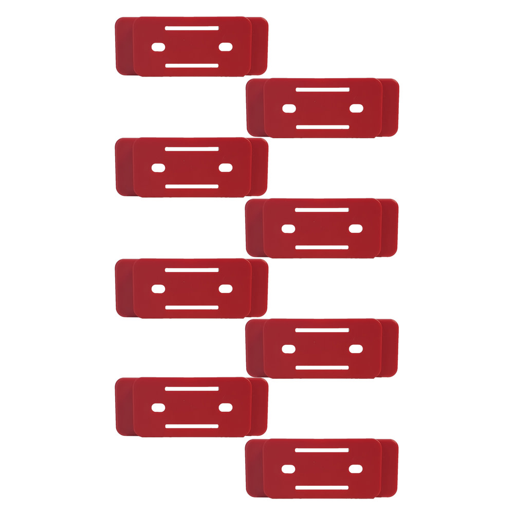 Stealthmounts Battery Mount Milwaukee PACKOUT Feet Red 8pk - Flockneti