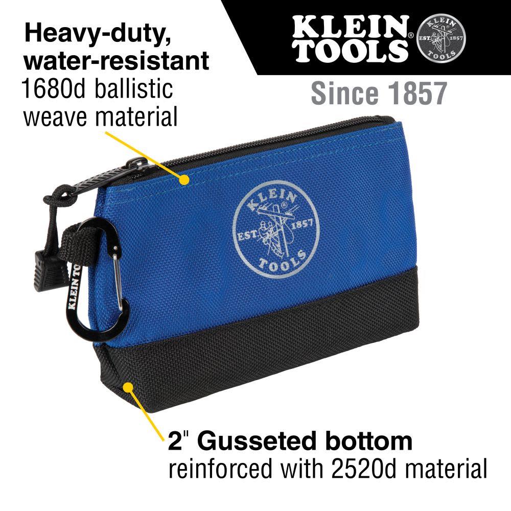 Klein Tools Stand-up Zipper Bags 2-Pack - Flockneti