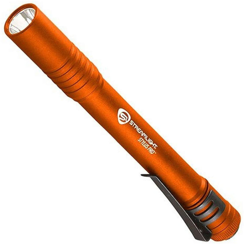 Streamlight Stylus Pro Penlight AAA Battery Powered LED Orange - Flockneti