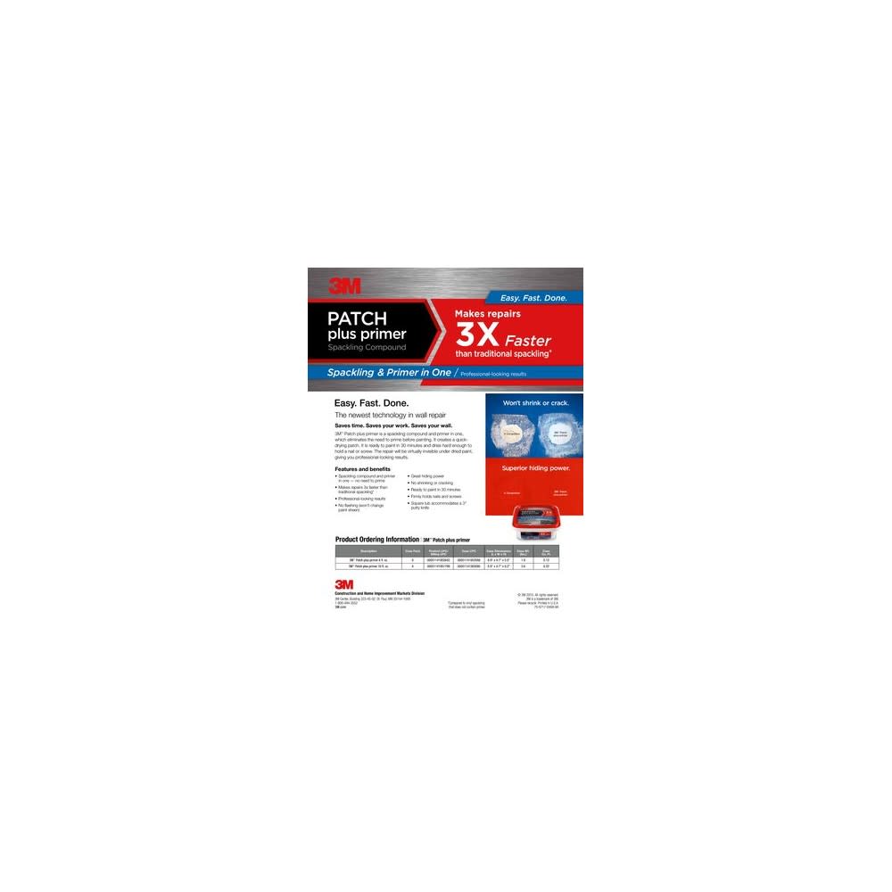 3M 32oz Patch Plus Primer Spackling Compound - Flockneti