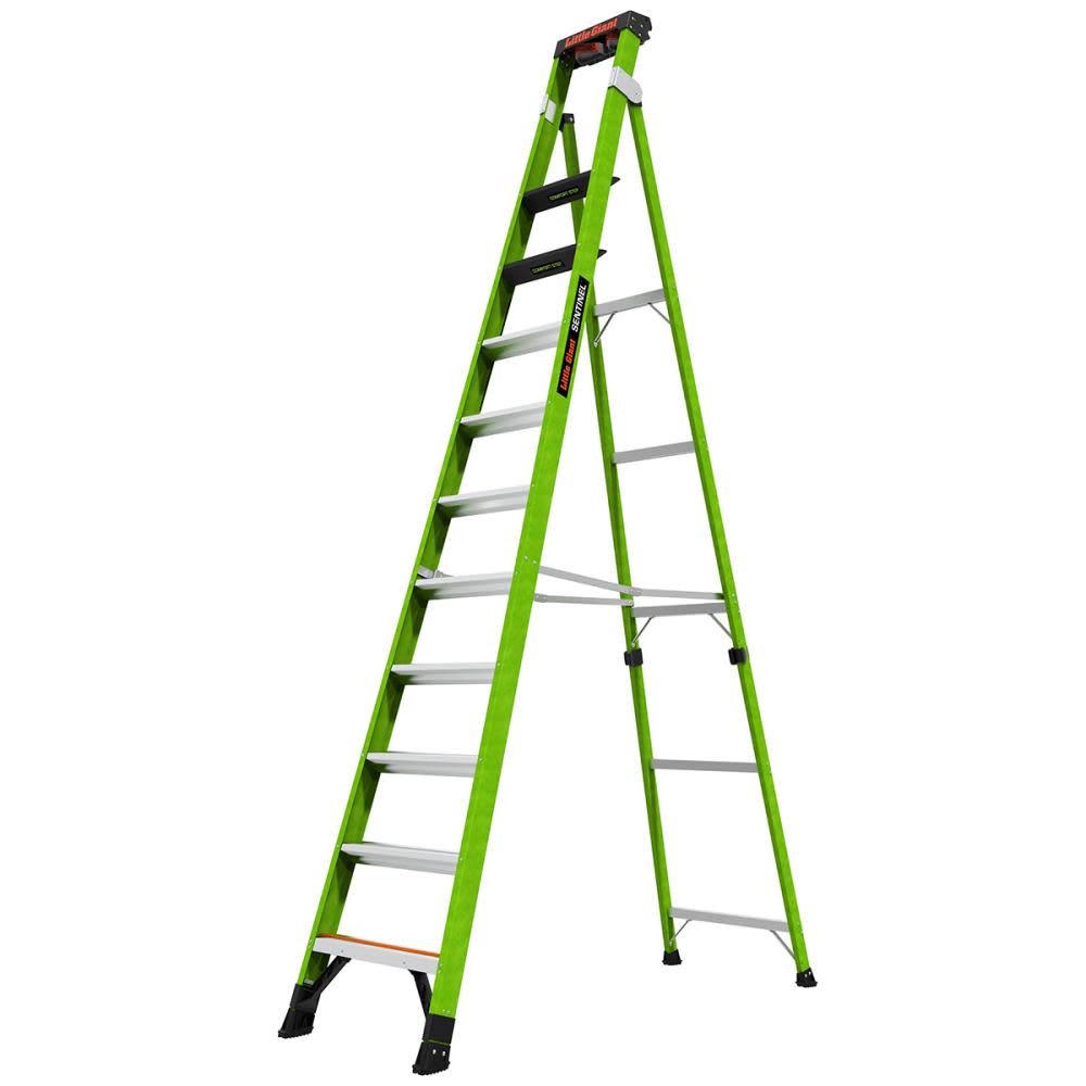 Little Giant Safety Sentinel M12 Step Ladder Type IAA Fiberglass - Flockneti