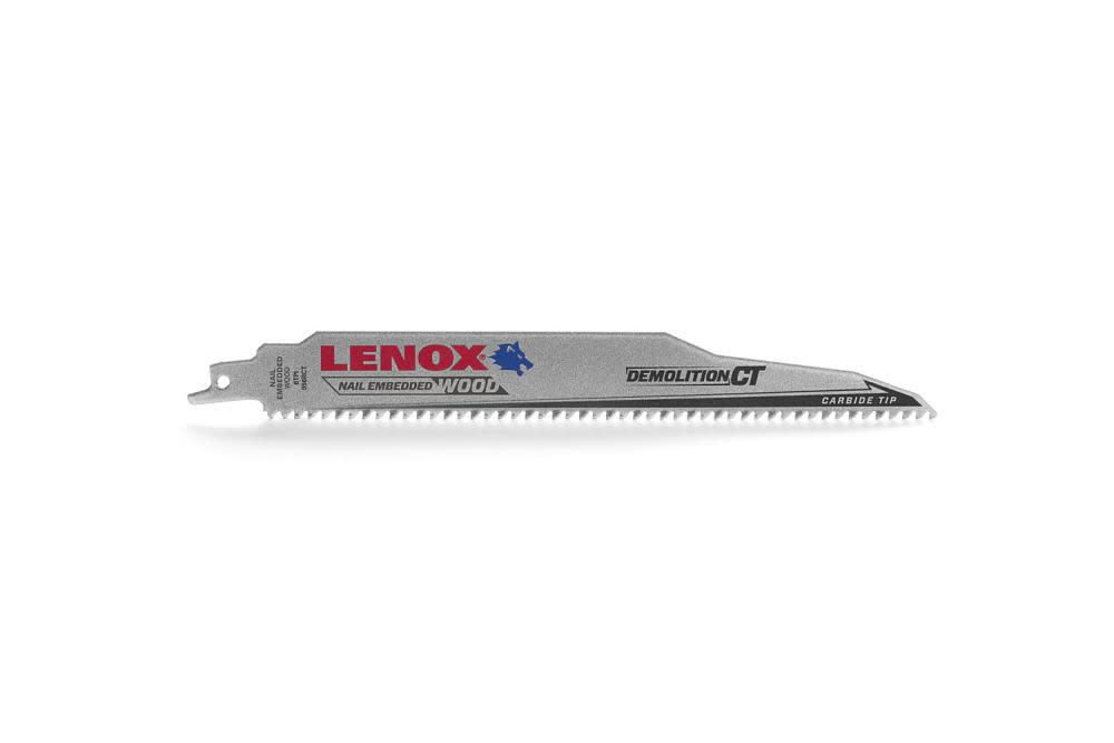 Lenox Reciprocating Saw Blades Demolition CT 9″ 6 TPI Wood/Nail Embedded Cutting 3pk - Flockneti