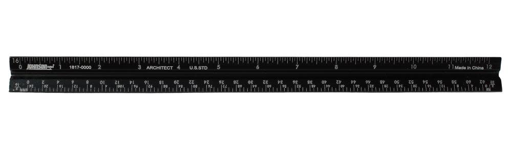 Johnson Level Architect’s Straight Edge Rule - Flockneti