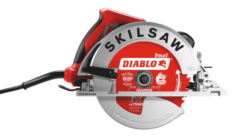 Skilsaw 7-1/4 In. Magnesium SIDEWINDER Circular Saw with Diablo Blade - Flockneti