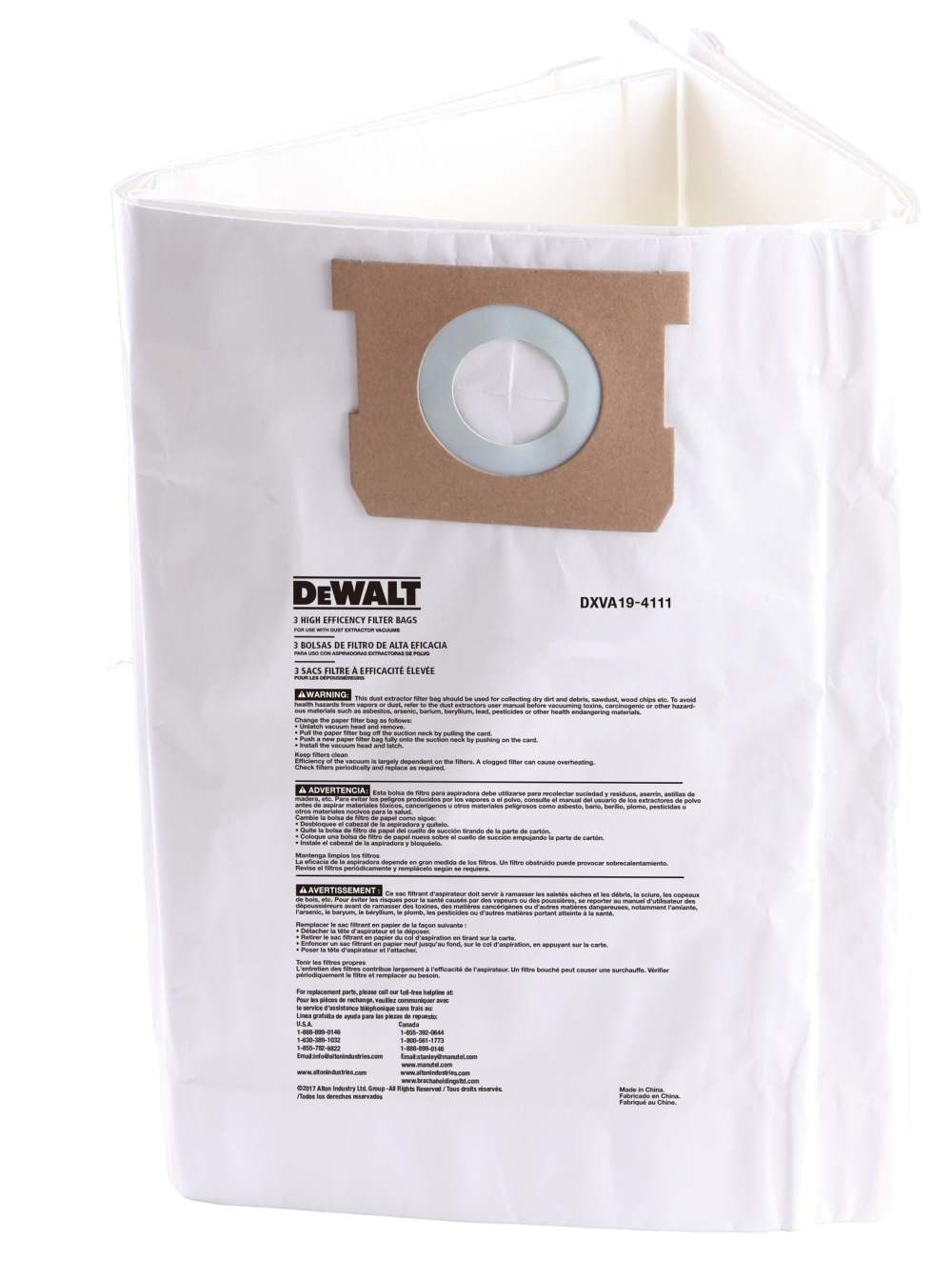 DEWALT Fine Dust Bag 6 10 Gallon 3 bags - Flockneti