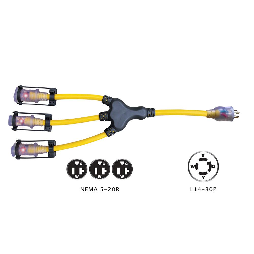 Voltec L14-30P Generator Adapter - Flockneti