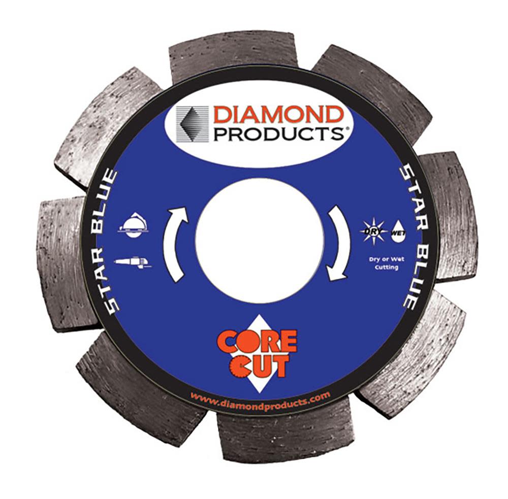 4-1/2 In. x .250 In. x 7/8 In. Star Blue Tuck Point Blade - Flockneti