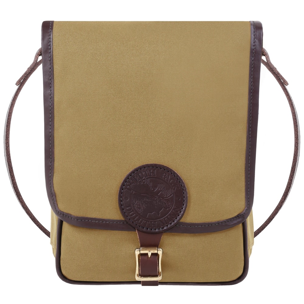 Duluth Pack Haversack with Leather Trim – Khaki - Flockneti