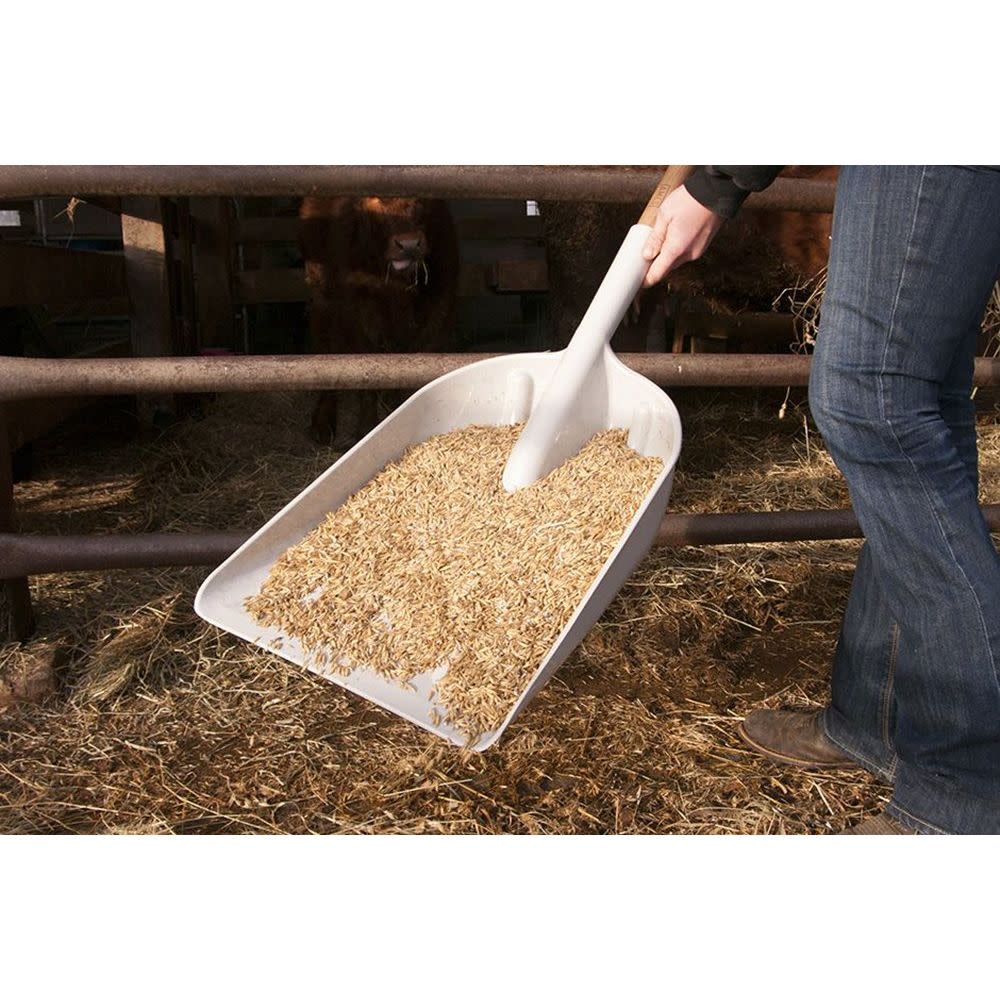 Ames 27.5 in. D-Grip Poly Scoop Shovel with Hardwood Handle - Flockneti
