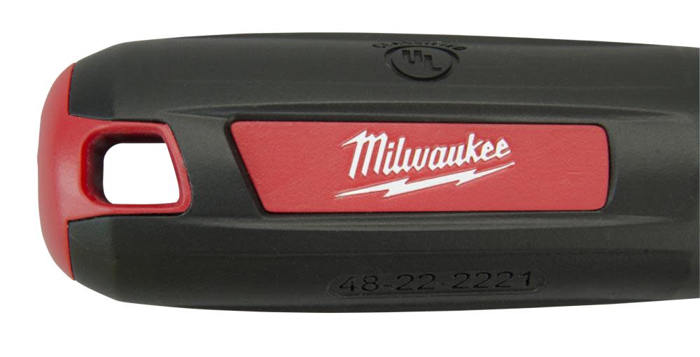 Milwaukee 1/4 in. Slotted – 6 in. 1000 V Insulated Screwdriver - Flockneti