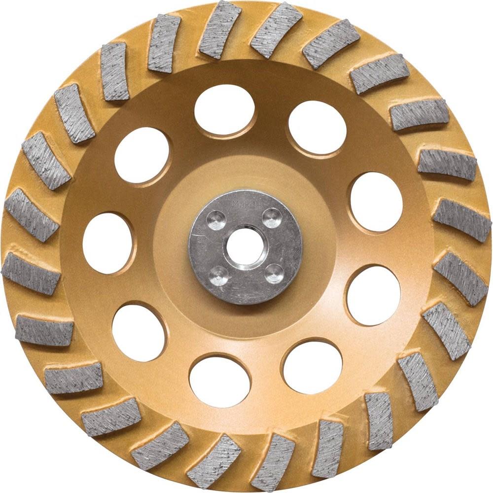 Makita 7 in. Turbo 24 Segment Diamond Cup Wheel Anti-Vibration - Flockneti