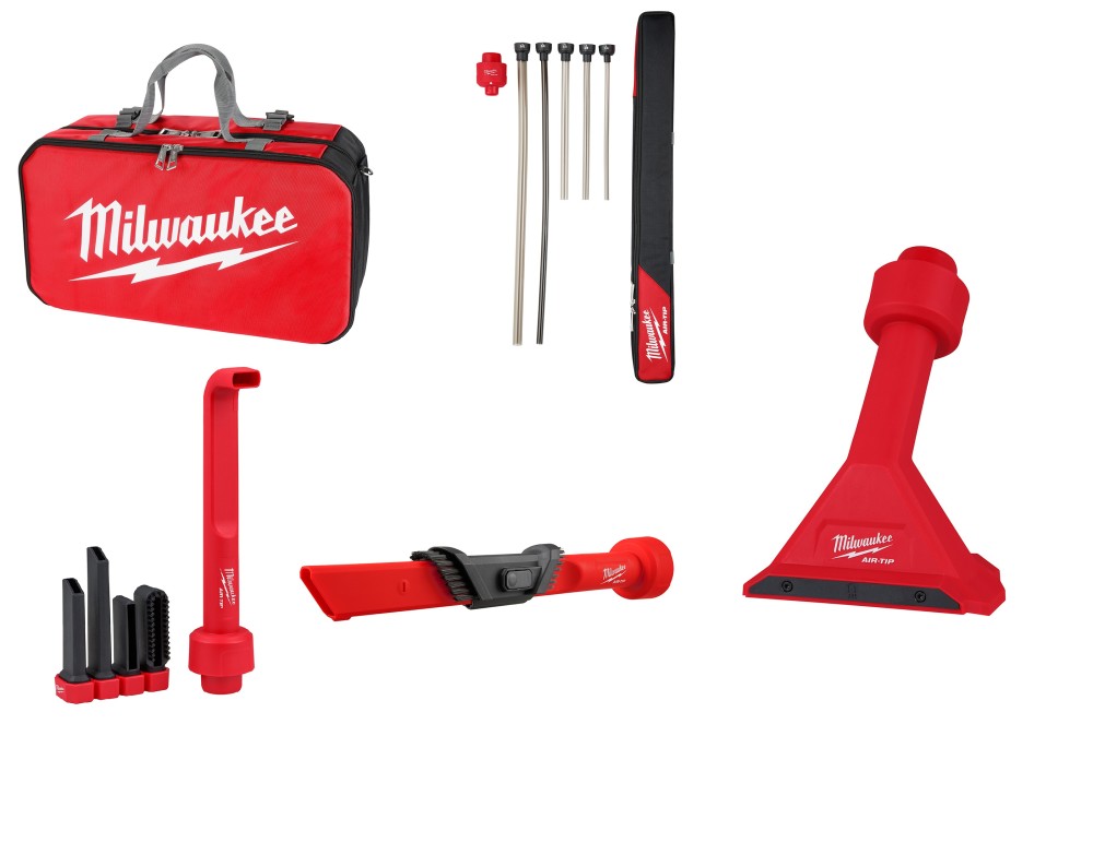 Milwaukee M12 AIR-TIP Vacuum Tool Accessories Mechanical & Plumbing Bundle - Flockneti