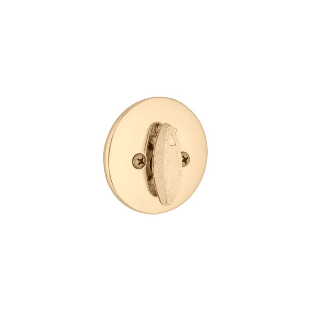 Kwikset SmartKey Door Deadbolt Polished Brass Single Cylinder - Flockneti