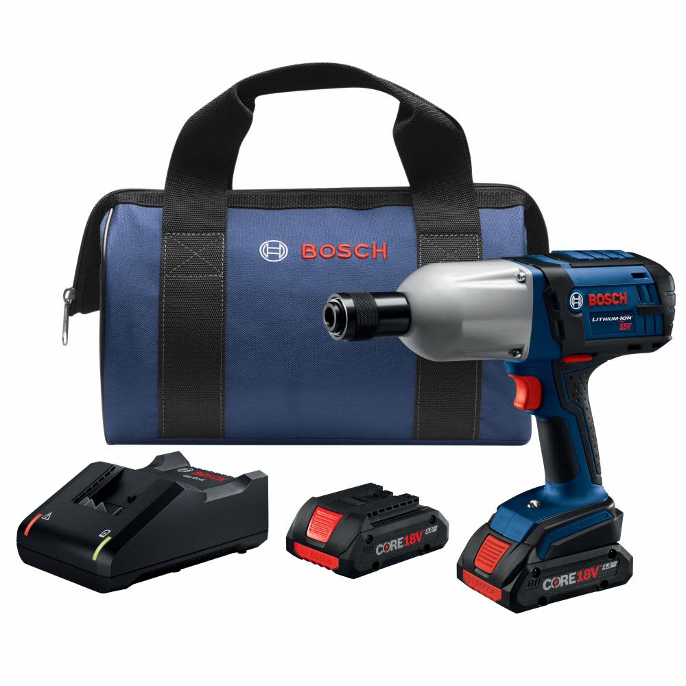 Bosch 18V High-Torque Impact Wrench Kit - Flockneti