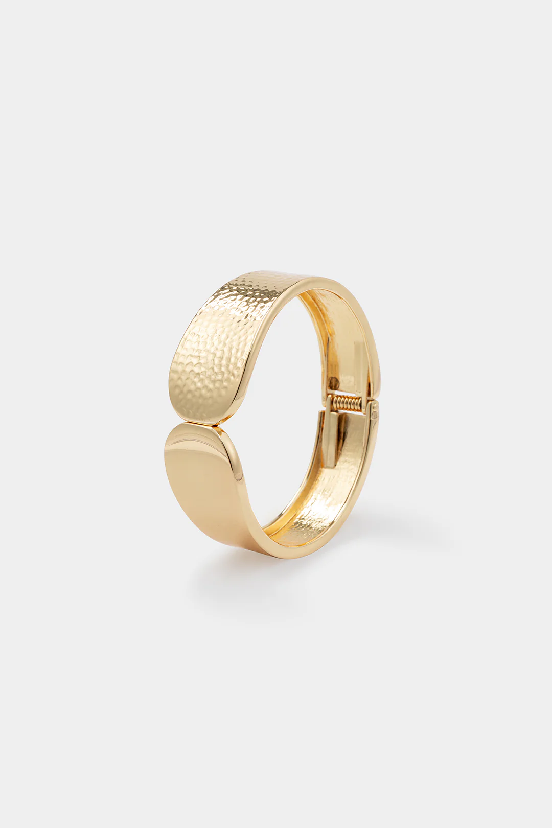 Metal Texture Open Bracelet - Flockneti