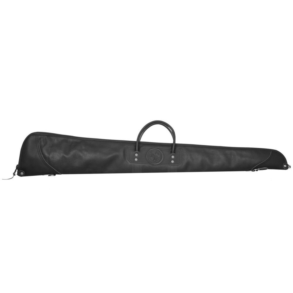 Duluth Pack 55 In. L Black Pebbled Leather Shotgun Case Without Scope - Flockneti