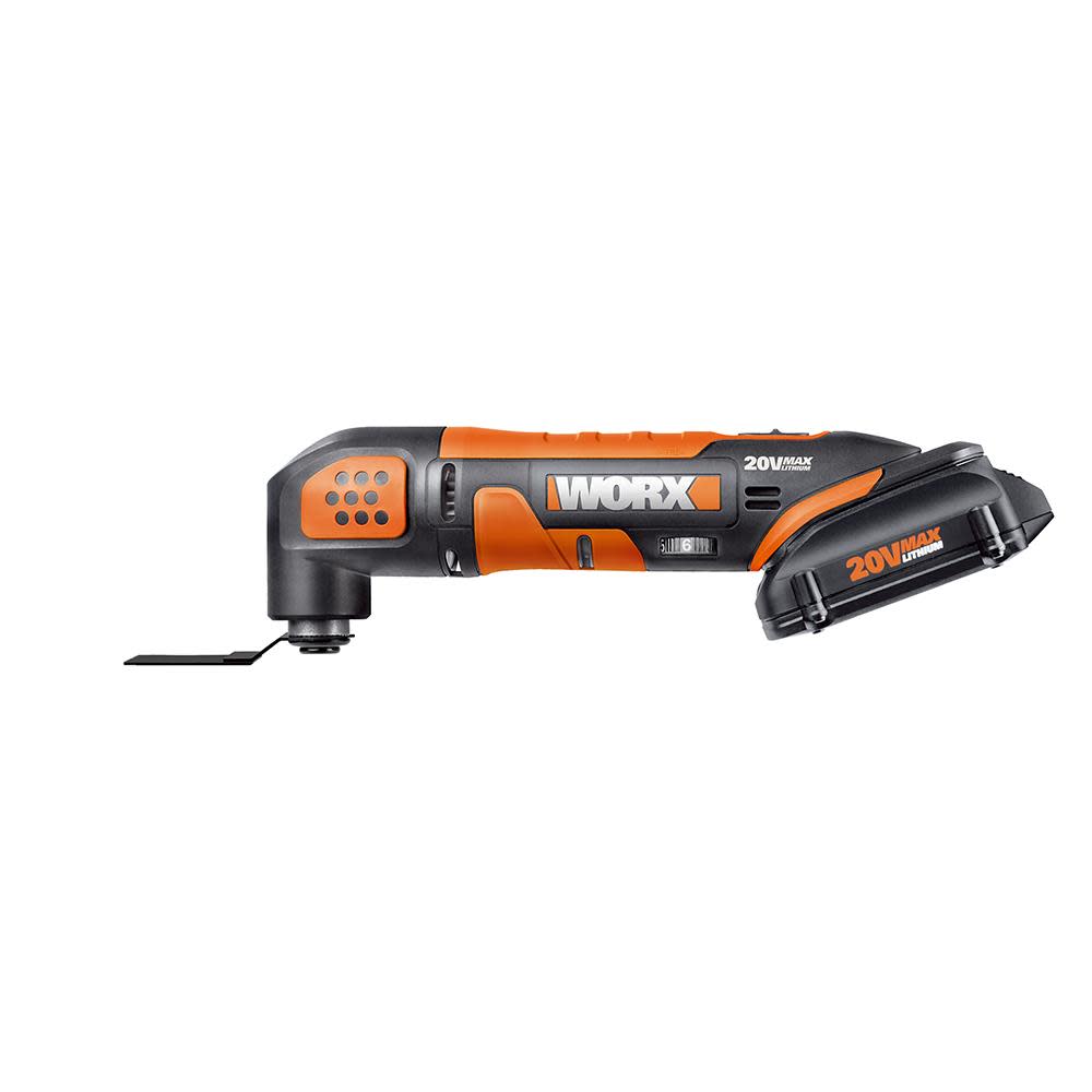 Worx 11-Piece Cordless 20-Volt Oscillating Tool Kit - Flockneti