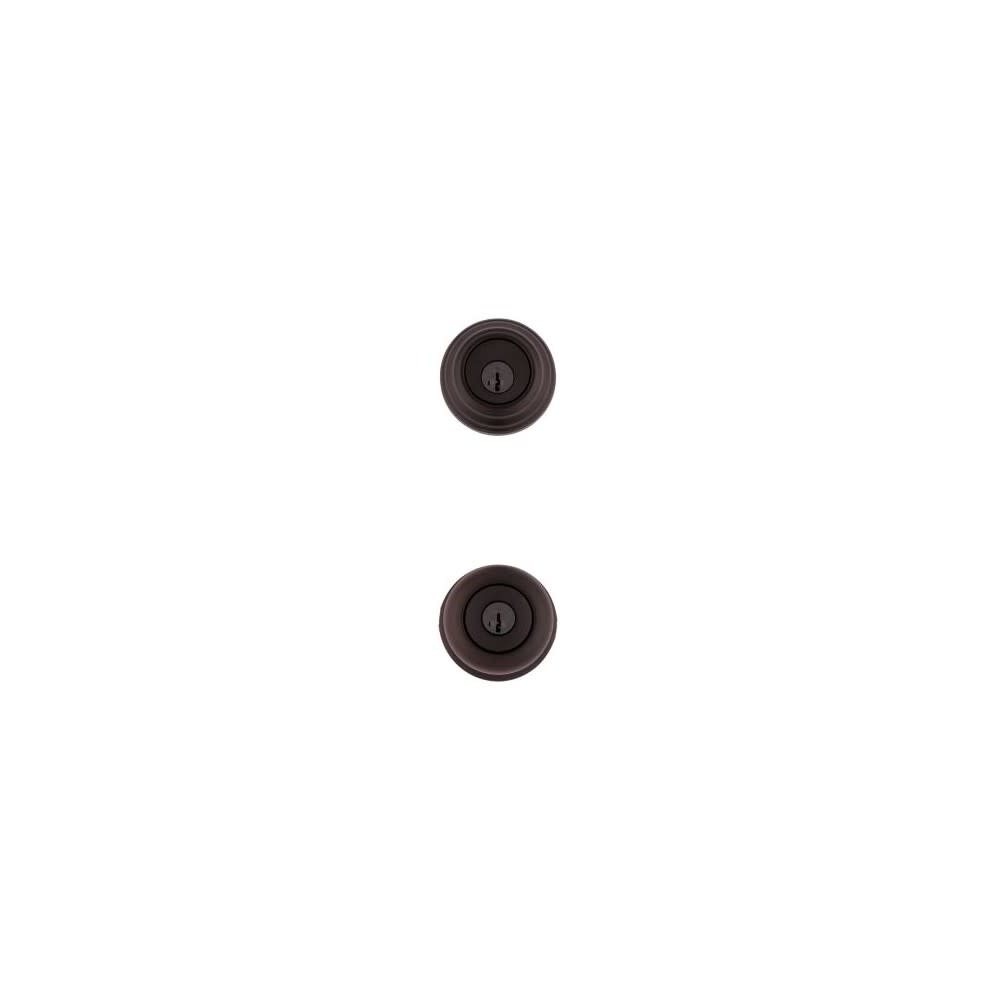 Kwikset Venetian Bronze Juno Door Knob & Single Cylinder Deadbolt Set - Flockneti