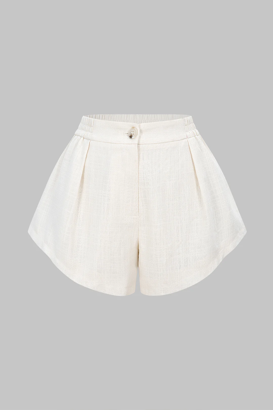 Shirred Waistband Wide Leg Shorts - Flockneti