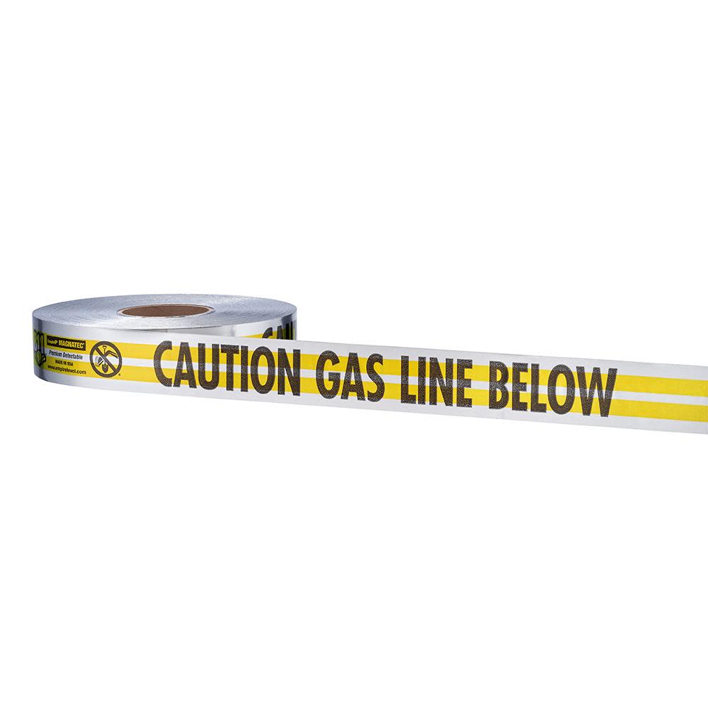 Empire Level MAGNATEC Premium Detectable Tape Gas Line - Flockneti