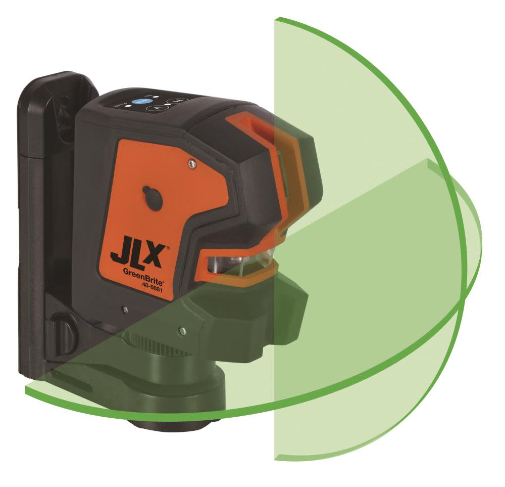 Johnson Level JLX Self Leveling 180 Cross Line Laser with GreenBrite - Flockneti
