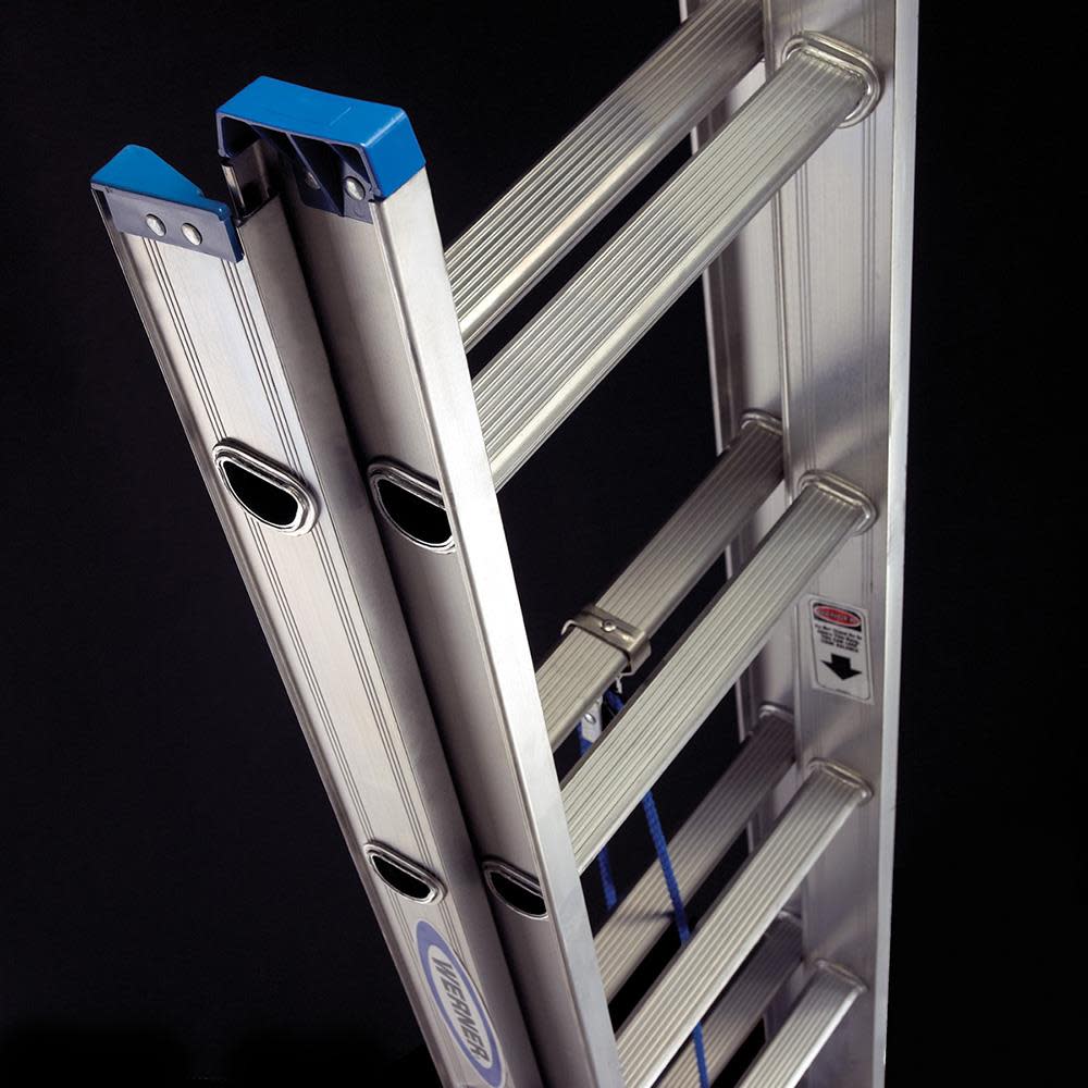 Werner 24 Ft. Type I Aluminum Extension Ladder - Flockneti
