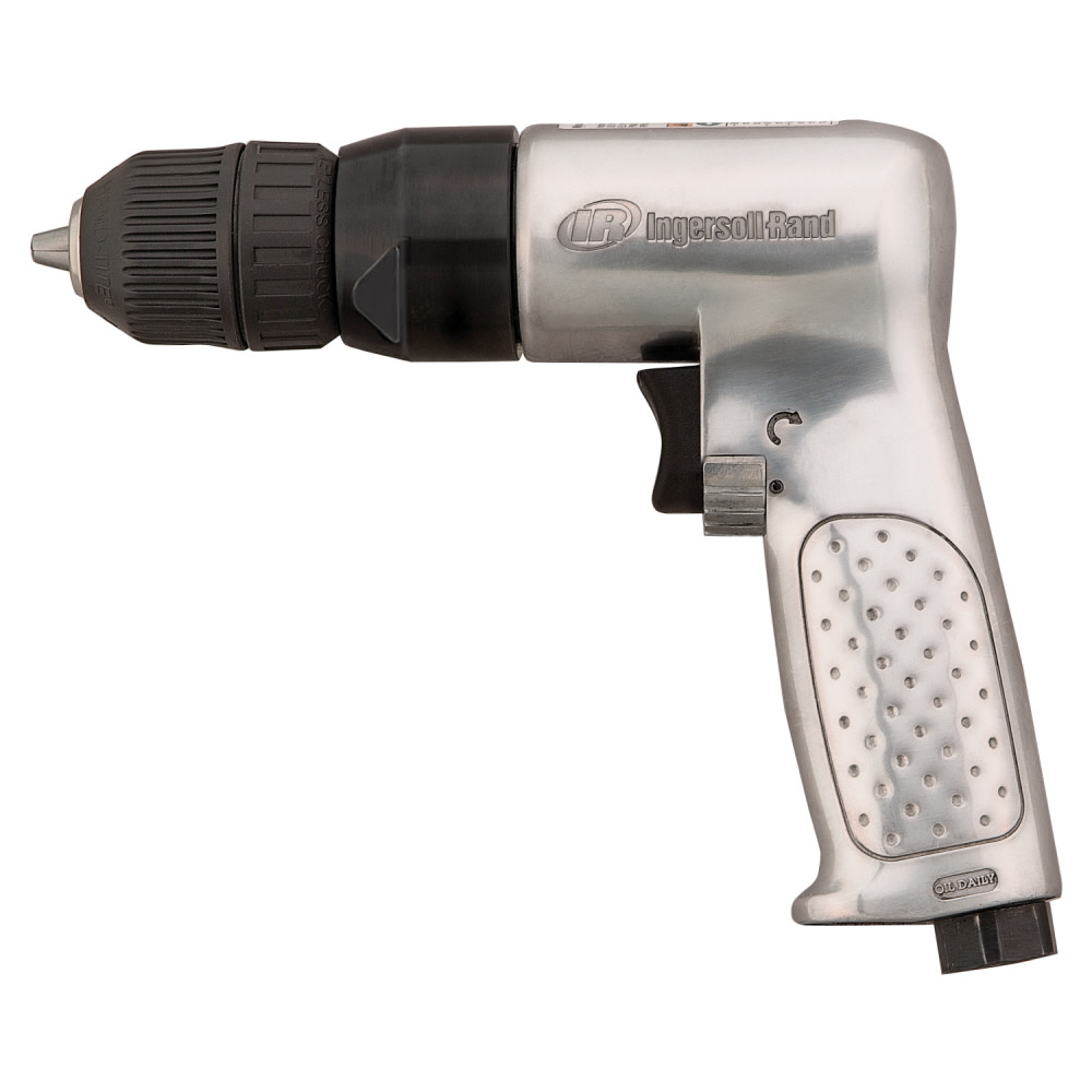 Ingersoll Rand 3/8In. Chuck 0.5HP 2000 RPM Pistol Air Drill - Flockneti