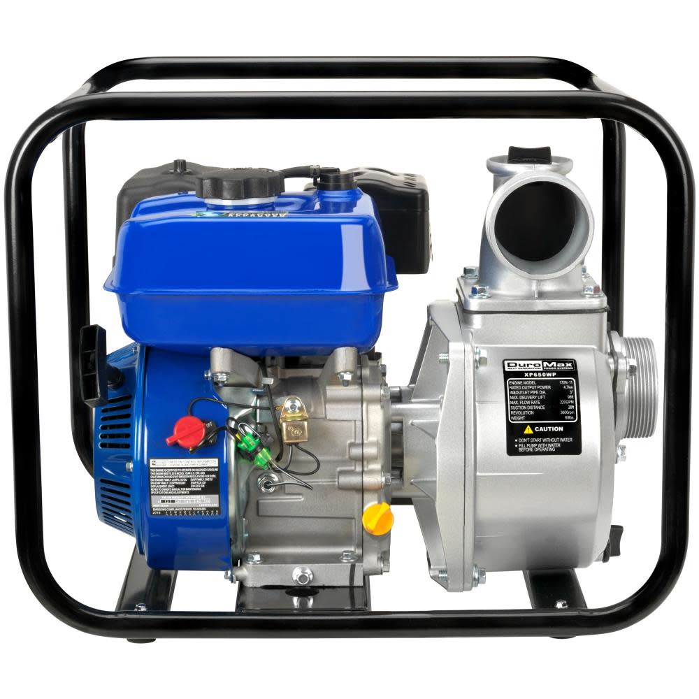 Duromax 208cc Gasoline Powered 3-in Water Pump - Flockneti