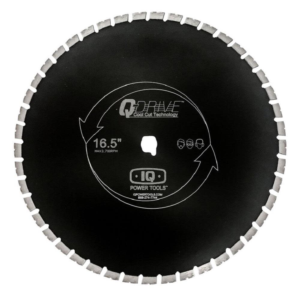 iQ Power Tools 16.5 In. Q-Drive Arrayed Segmented Combination Blade Silent Core - Flockneti