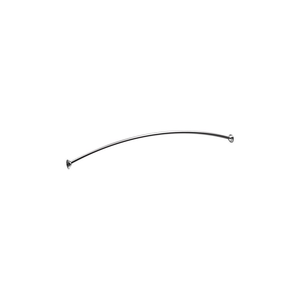 Moen Shower Rod Chrome 72″ Adjustable Curved - Flockneti