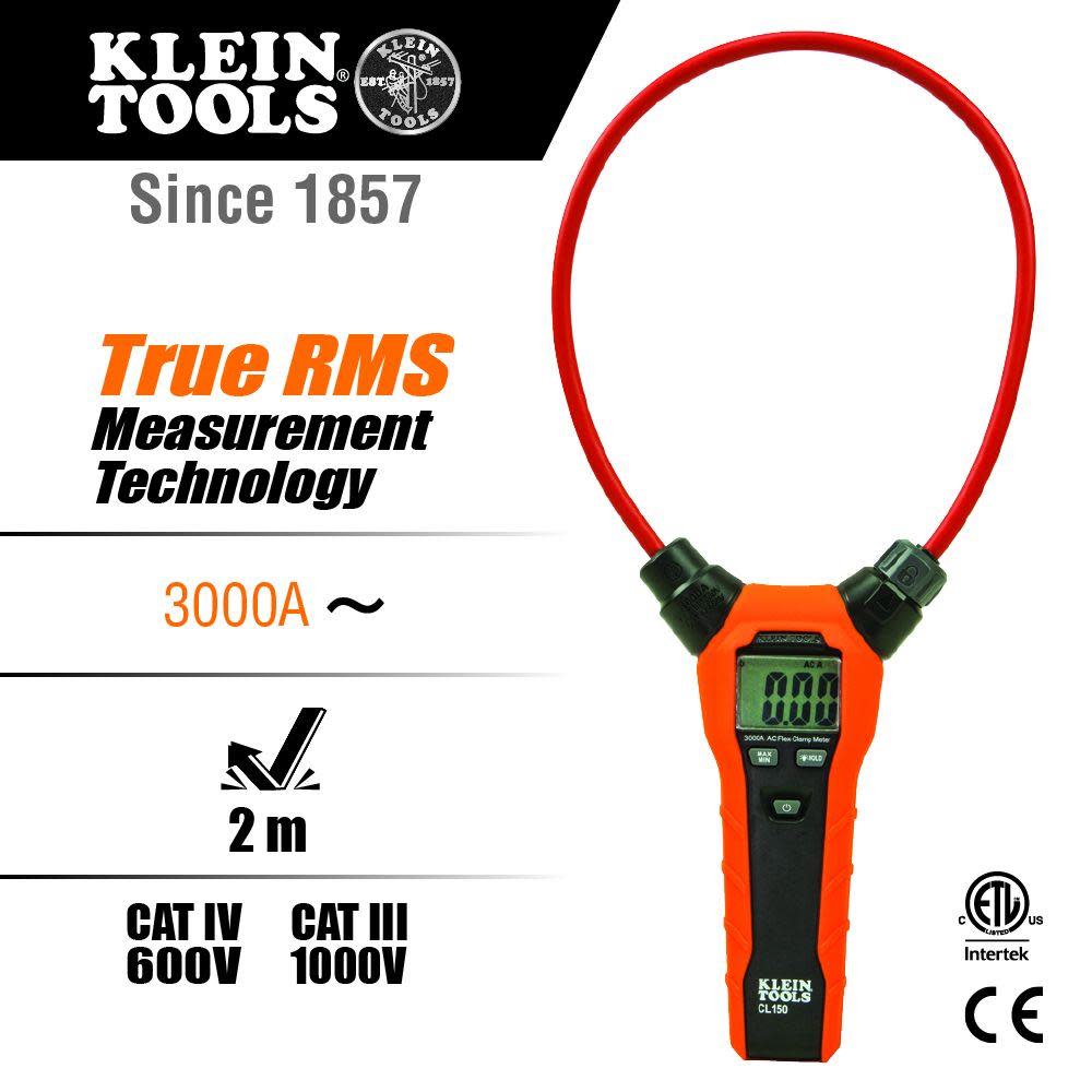 Klein Tools Flexible AC Current Clamp Meter - Flockneti