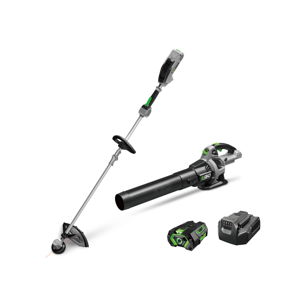 EGO 15″ String Trimmer & 530CFM Blower Kit with 4.0Ah Battery & Charger - Flockneti