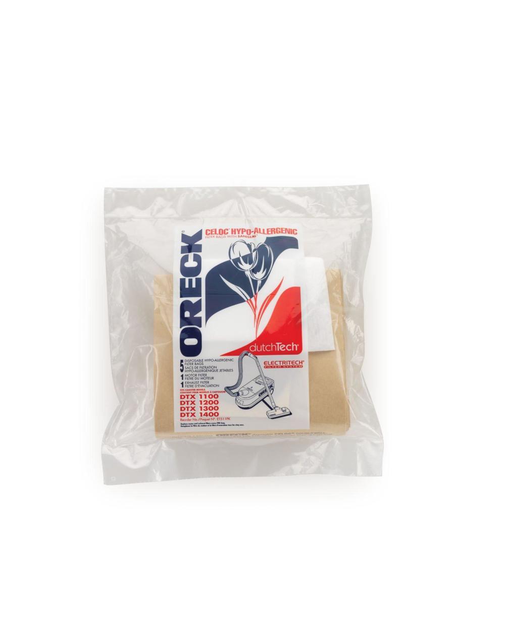 Oreck Dutchtech Canister Vacuum Cleaner Bags - Flockneti