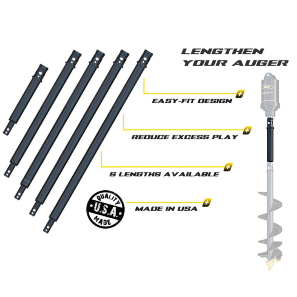 Digga North America 2′ Auger Extension - Flockneti