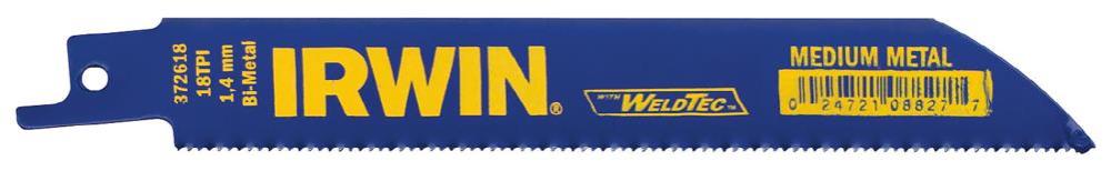 Irwin 6 In. x 0.035 In. 18 TPI Reciprocating Saw Blade 25 pk. - Flockneti