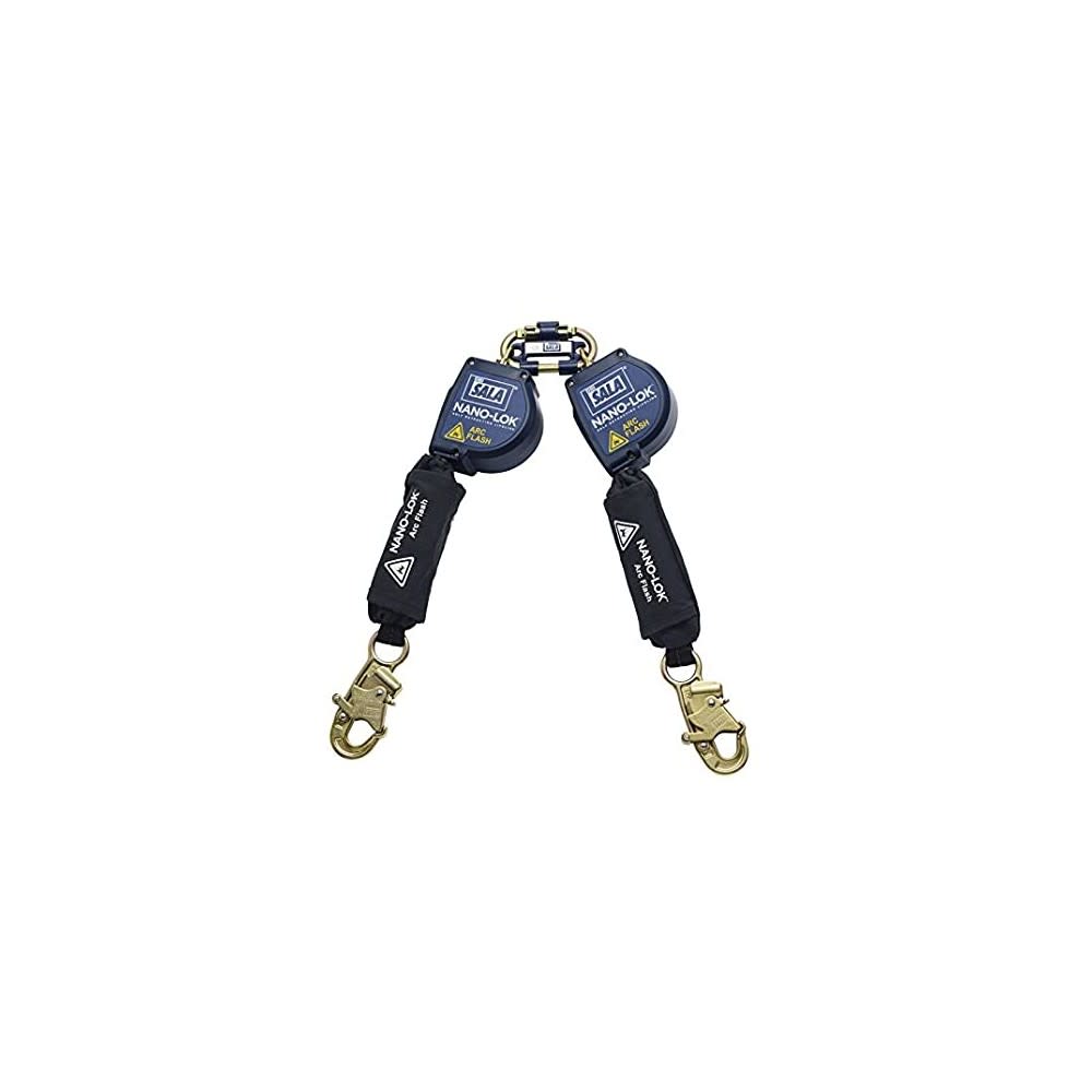 DBI Sala Twin Leg Quick Connect Self Retracting Lifeline - Flockneti