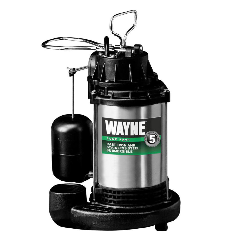 Wayne Water Systems 3/4HP Cast Iron Submersible Sump Pump - Flockneti