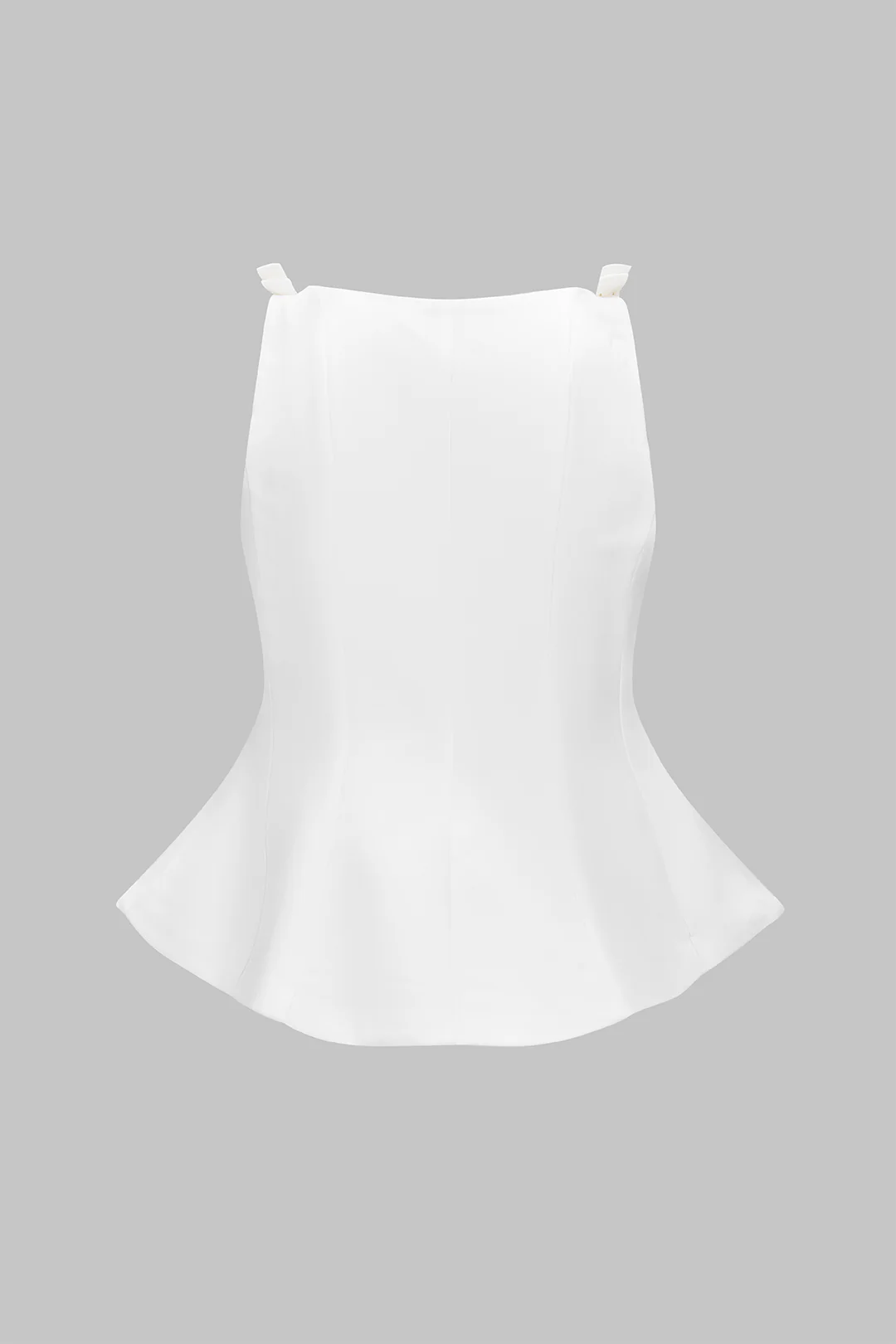 Puff Hem Bow Decor Slip Cami Top - Flockneti