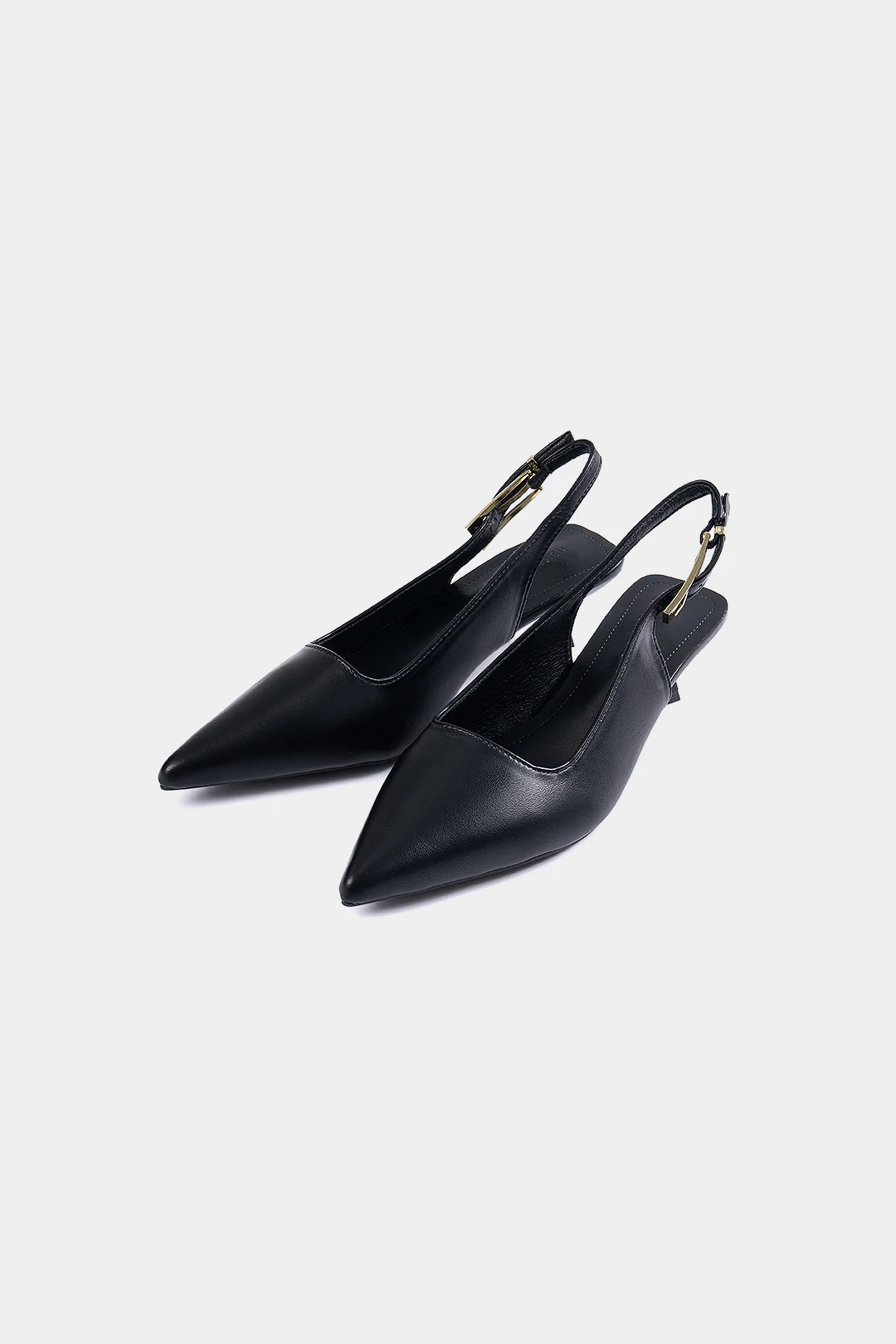 Metallic Tie Up Pointed Heels - Flockneti